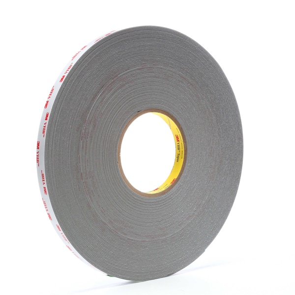 3M Double-Sided Foam Tape, 1/2 in W, 36 yd L, 1/32 in, Acrylic Foam, Double-Sided - 4941