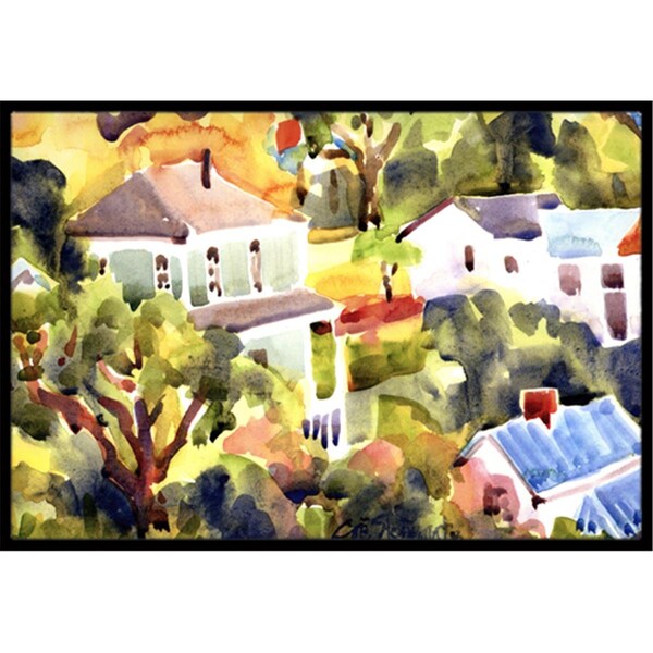 Carolines Treasures 24 x 36 in. Houses Indoor Or Outdoor Mat - 6046JMAT