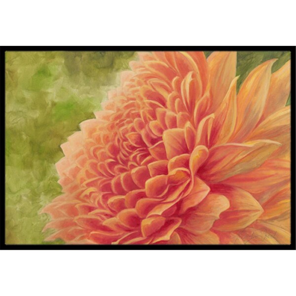 Carolines Treasures Floral by Malenda Trick Indoor or Outdoor Mat- 18 x 27 - TMTR0232MAT