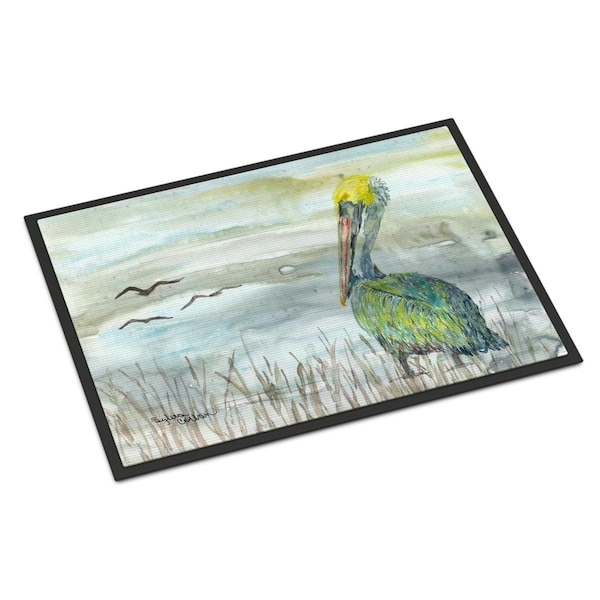 Carolines Treasures 18 x 27 in. Pelican Watercolor Indoor or Outdoor Mat - SC2008MAT