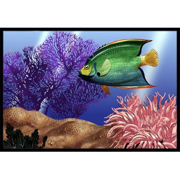 Carolines Treasures Carolines Treasures PTW2029MAT Undersea Fantasy 2 Indoor & Outdoor Mat; 18 x 27 in. - PTW2029MAT