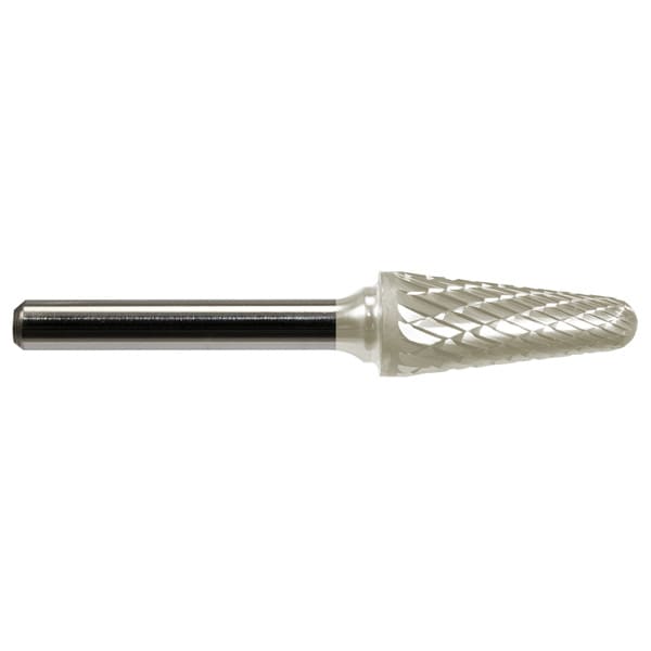 Mastercut Tool 1/4x5/8x1/4x6-3/4 14 Degree Included Radius Cone Singlecut, PowerZ - SL-1L6SC-4
