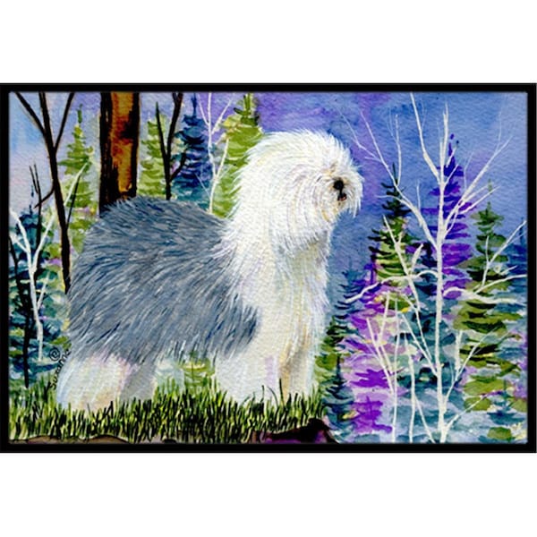 Carolines Treasures 18 x 27 in. Old English Sheepdog Indoor Outdoor Doormat - SS8641MAT