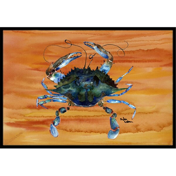 Carolines Treasures Crab Indoor Or Outdoor Mat - 18 x 27 in. - 8143-MAT