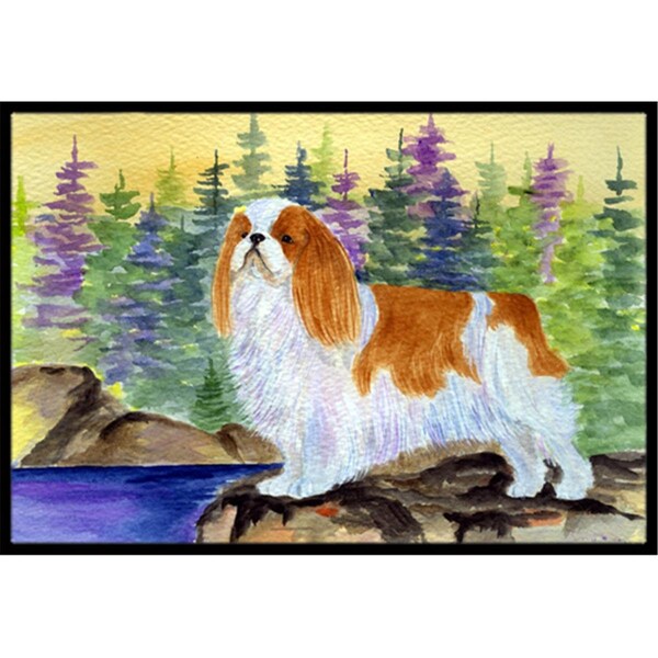 Carolines Treasures 18 x 27 in. English Toy Spaniel Indoor Outdoor Mat - SS8204MAT