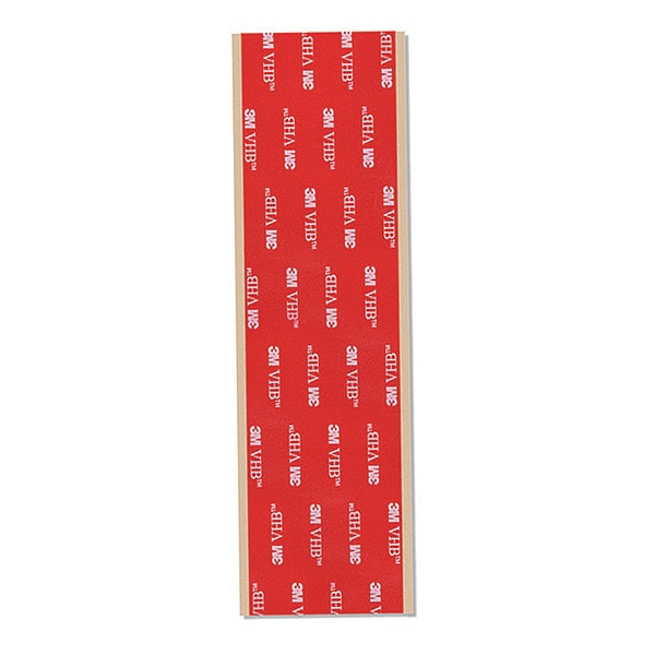3M 3M 5962 VHB Tape 2" x 8", Black, 62 mil, 6PK - 5962