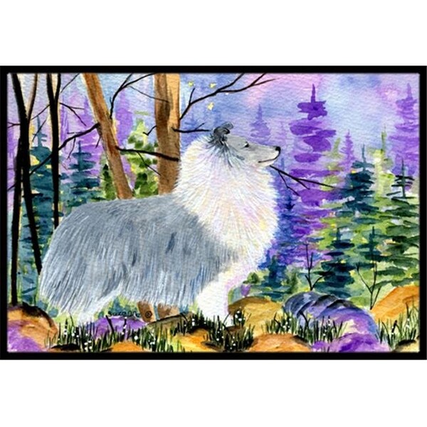 Carolines Treasures Carolines Treasures SS8636MAT 18 x 27 in. Sheltie Indoor Outdoor Doormat - SS8636MAT