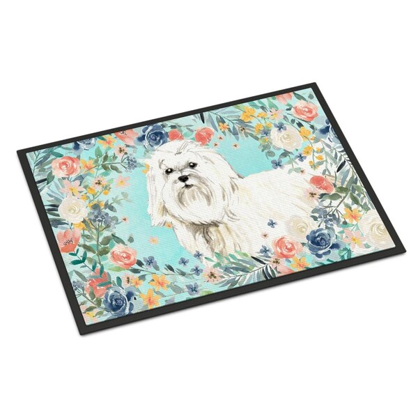 Carolines Treasures 24 x 36 in. Maltese Indoor or Outdoor Mat - CK3418JMAT