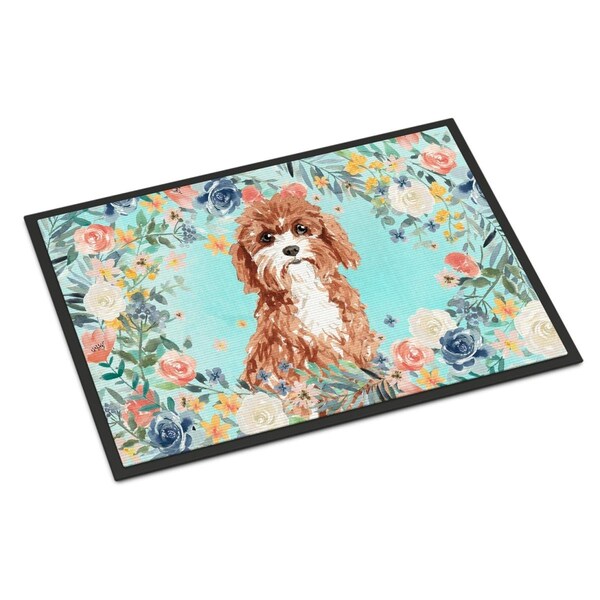 Carolines Treasures 18 x 27 in. Cavapoo Indoor or Outdoor Mat - CK3428MAT