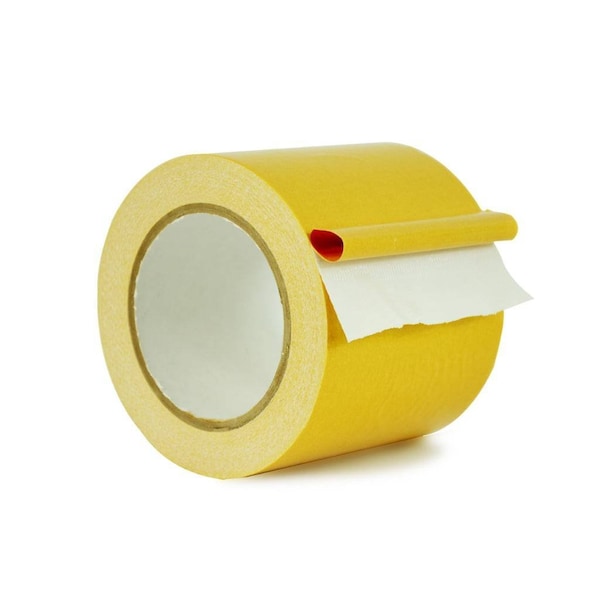 Wod Tape DCCT61HM Double Sided Polyester Tape Aggressive Adhesive Suitable White: 53.5 in. x 25yds - WOD DCCT61HM-53500-LOG-25-WHI