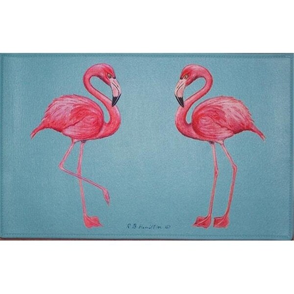 Betsy Drake Betsy Drake DM084 Flamingo Door Mat 18"x26" - DM084