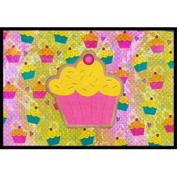 Carolines Treasures Carolines Treasures SB3003JMAT 36 x 24 in. Cupcake Indoor Or Outdoor Doormat - SB3003JMAT