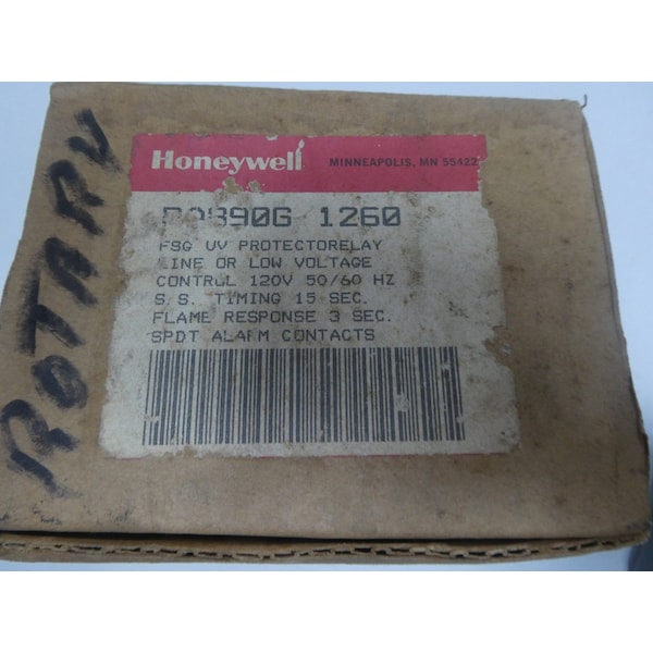 Honeywell Protección de Relevador de Seguridad contra Llamas 120V-AC - RA890G 1260