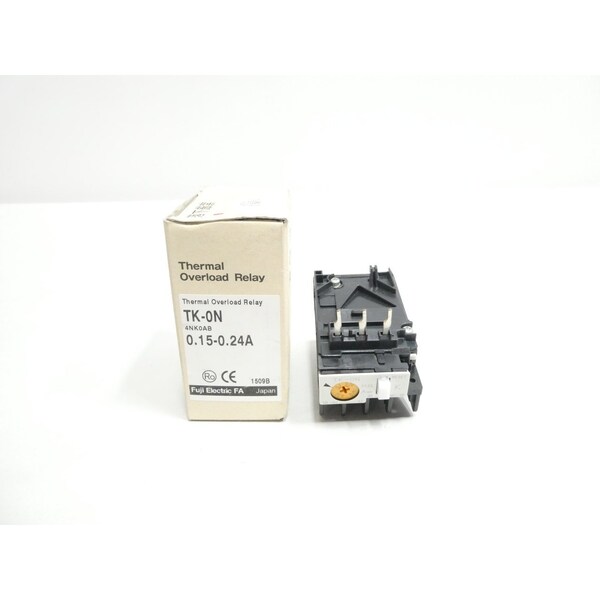 Relevador de sobrecarga de amperaje 0.15-0.24A de Fuji Electric - TK-ON 4NK0AB