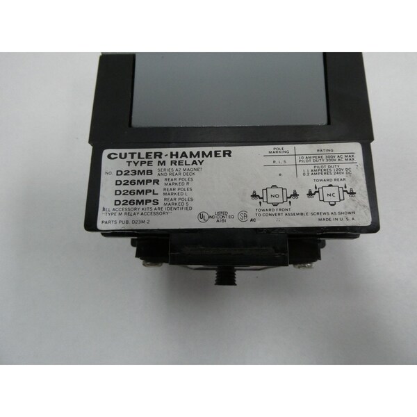 Relevador de OTRO TIPO M de Eaton Cutler-Hammer 120V-AC - D23MR22A 78-2113-17849