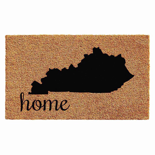 Calloway Mills Entrance Mat, Coir, Natural, Black - 102861830