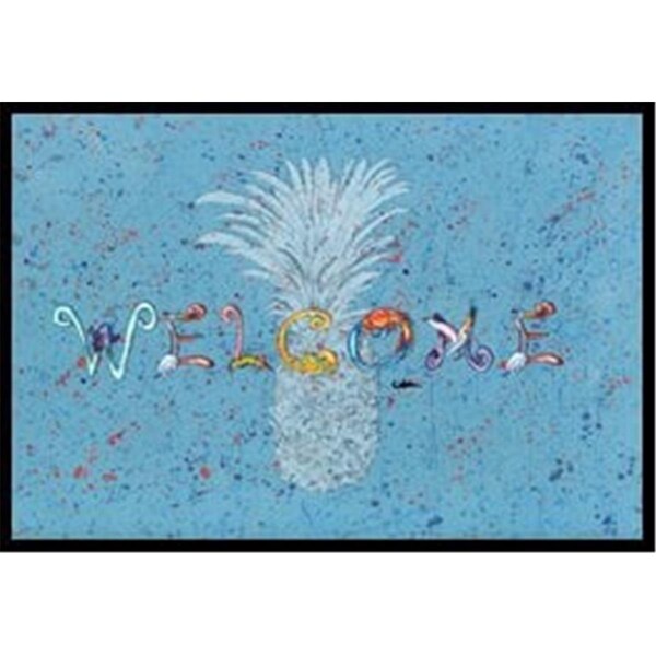 Carolines Treasures Pineapple Indoor Or Outdoor Mat - 18 x 27 in. - 8562-MAT