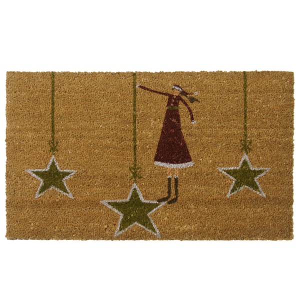 Rubber-Cal "Contemporary Holiday Door Mats" Modern Doormat, 18 by 30-Inch - 10-106-053