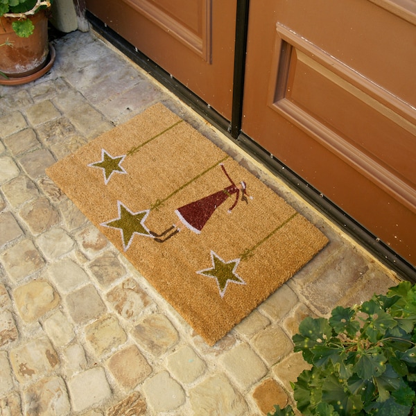 Rubber-Cal "Contemporary Holiday Door Mats" Modern Doormat, 18 by 30-Inch - 10-106-053