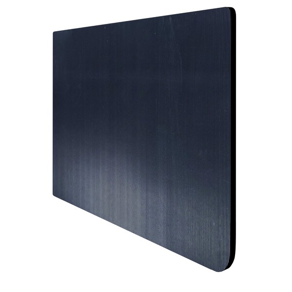 Rhino Mats Black Bucket Truck Mats, 1/2 in Thick, Corrugated, Rubber - BTM-1919-636