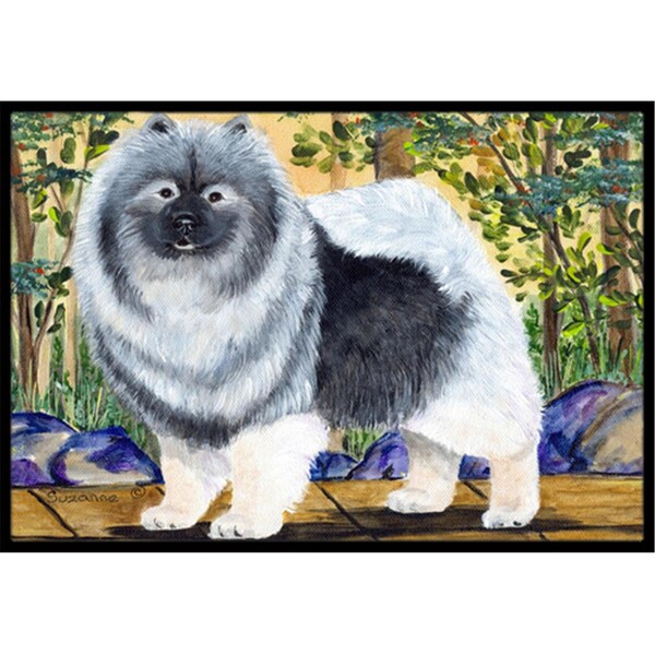 Carolines Treasures 24 x 36 in. Keeshond Indoor Or Outdoor Doormat - CA70072