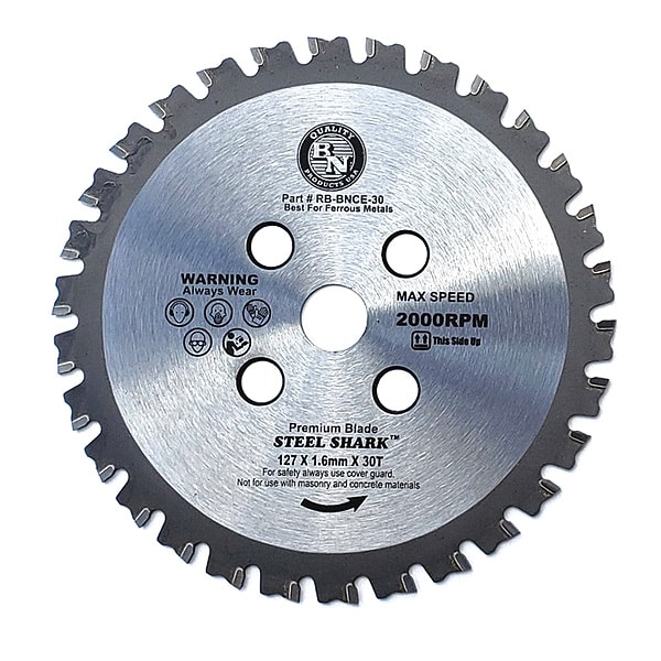 Bn Products Usa Circular Saw Blade, 5" dia., 30 Teeth - RB-BNCE-30