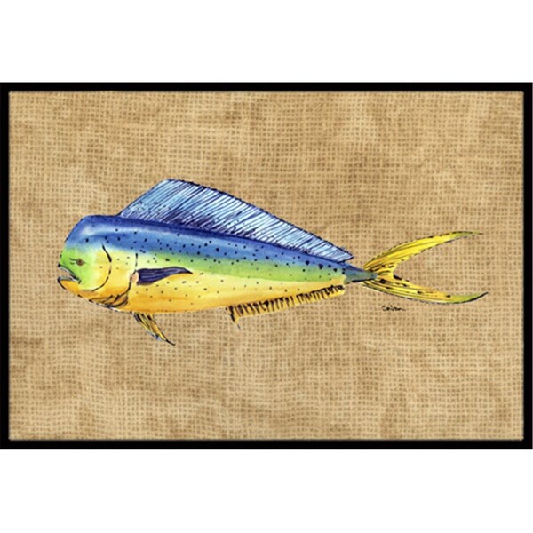 Micasa 24 x 36 In. Dolphin Mahi Mahi Indoor or Outdoor Mat - MI10858