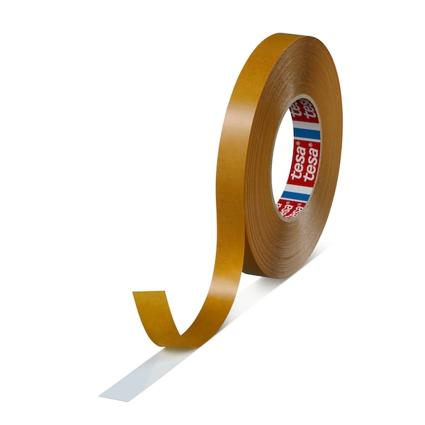 Tesa 4970 Double Sided PVC Film Tape, 8.9 Mil, White, 0.5in x 60yd - 4970-0.5-60