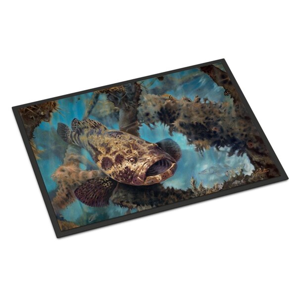 Carolines Treasures 24 x 36 in. Golden Goliath Grouper Indoor or Outdoor Mat - JMA2003JMAT