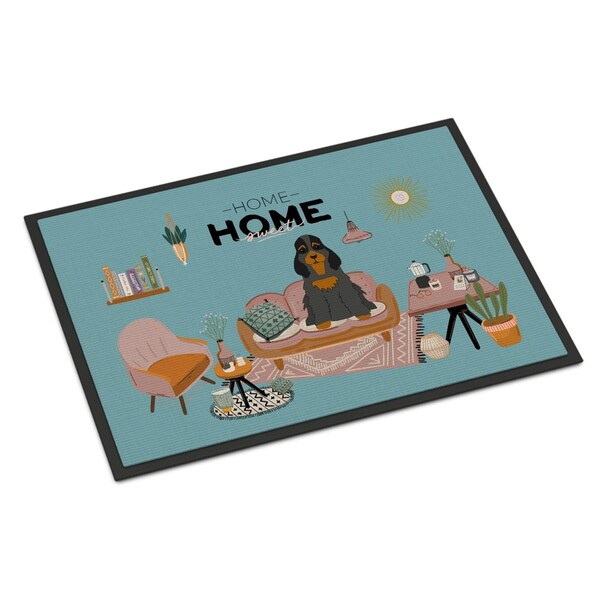Carolines Treasures 18 x 27 in. Black Tan Cocker Spaniel Sweet Home Indoor or Outdoor Mat - CK7938MAT