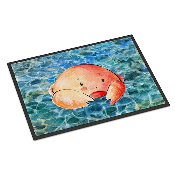 Carolines Treasures Crab Indoor or Outdoor Mat - 18 x 27 in. - BB8523MAT