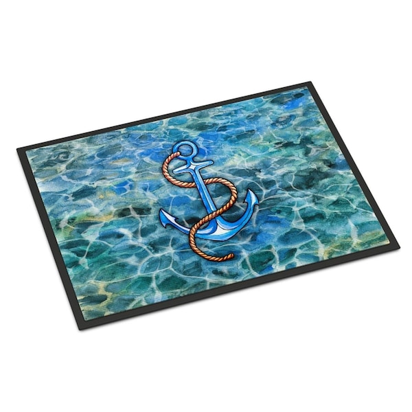 Carolines Treasures 18 x 27 in. Anchor Indoor or Outdoor Mat - BB5350MAT