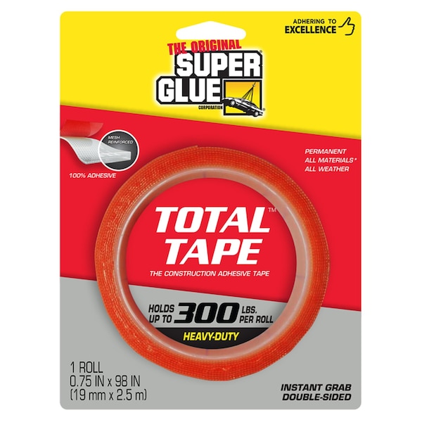 Super Glue The Original Super Glue Super Strong 98 in. L X 0.75 in. W Double-Sided Mounting Tape - 11710506