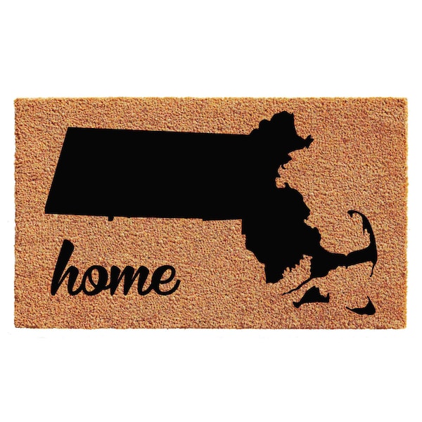 Calloway Mills Entrance Mat, Coir, Natural, Black - 105262436