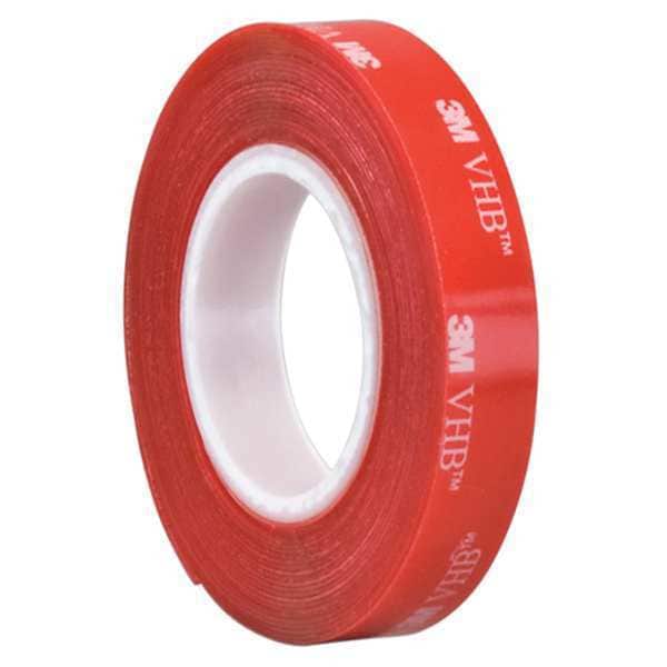3M 3M 4905 VHB Tape 0.875" x 5yd, Clear, 20 mil - 4905