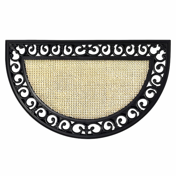 Calloway Mills Entrance Mat, 17 x 29, Black, Beige - 104121830