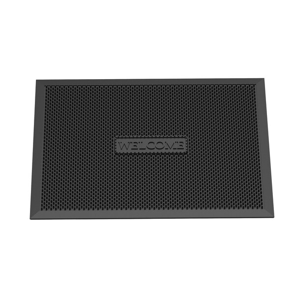 Tec Products Rubber, Black, 20 in W x 26 in L - TEC-MAT-B