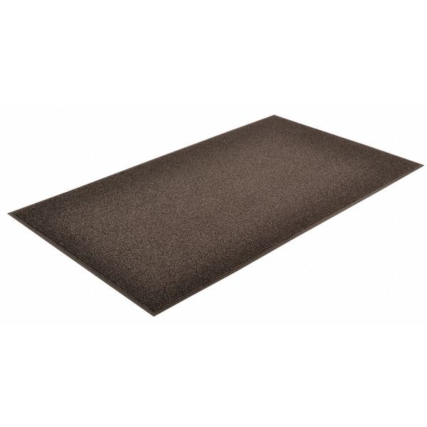 Notrax Entrance Mat, Polypropylene, 3/8 in Thick, Black, 2 ft W x 3 ft L - 231S0023BL