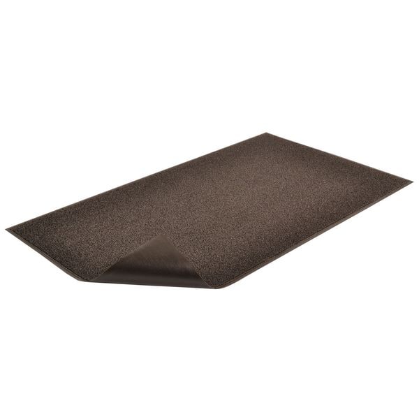 Notrax Entrance Mat, Polypropylene, 3/8 in Thick, Black, 2 ft W x 3 ft L - 231S0023BL