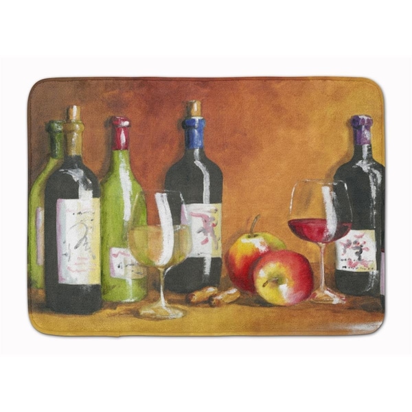 Carolines Treasures Wine by Malenda Trick Machine Washable Memory Foam Mat - TMTR300ARUG