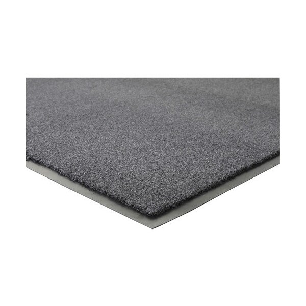 Genuine Joe Genuine Joe Indoor Mat, Moisture Absorbent, Vinyl Back, 4ft x6ft , Charcoal - GJO56462