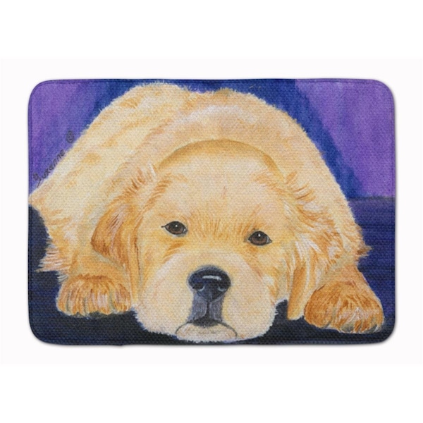 Carolines Treasures Golden Retriever Machine Washable Memory Foam Mat - SS8212RUG