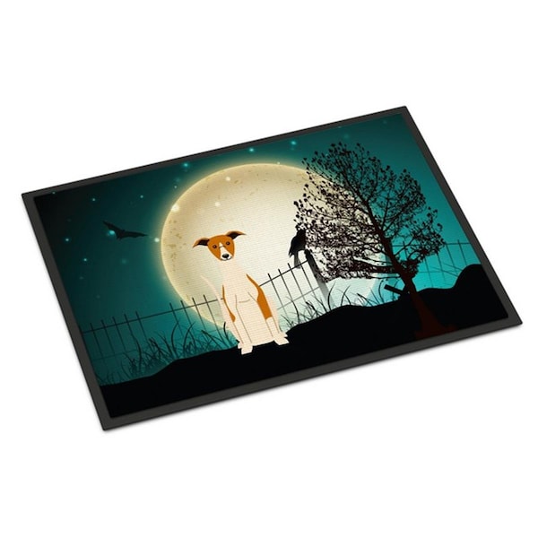 Carolines Treasures Halloween Scary Whippet Indoor or Outdoor Mat, 24 x 0.25 x 36 in. - BB2289JMAT
