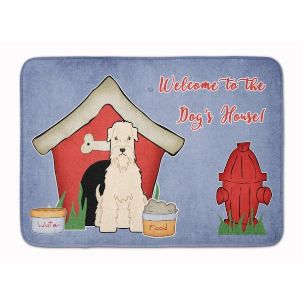 Carolines Treasures Dog House Soft Coated Wheaten Terrier Machine Washable Memory Foam Mat - BB2815RUG