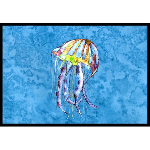 Carolines Treasures Jellyfish Indoor Or Outdoor Doormat- 24 x 36 in. - 8682JMAT
