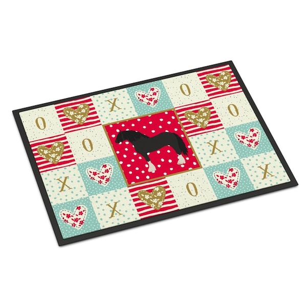 Carolines Treasures 24 x 36 in. Pomeranian Rogener Goose Love Indoor or Outdoor Mat - CK5331JMAT