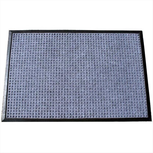 Rickis Rugs 630S0035GY 3 ft. W x 5 ft. L Stop-N-Dry Mat in Gray - RI2566421