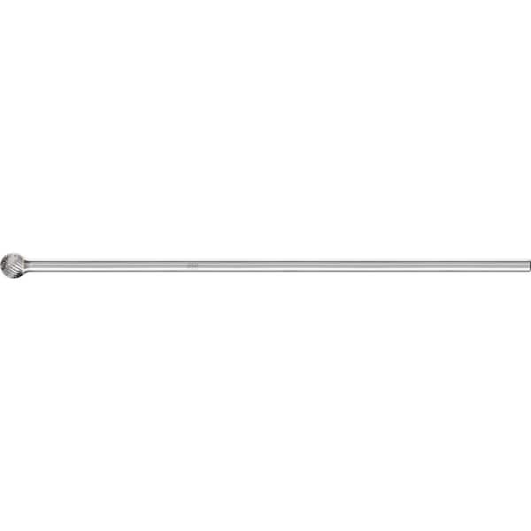 Pferd Carbide Bur - Ball Shape, DBL Cut - 1/2" x 7/16" x 1/4" Ext. Shank - SD-5L6 - 25942