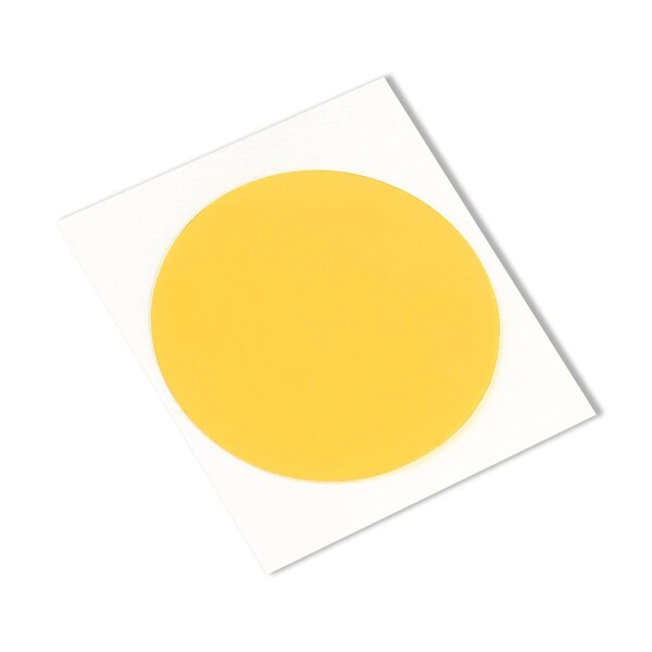 3M Film Tape, Circle, Gold, 4", PK100 - 5419