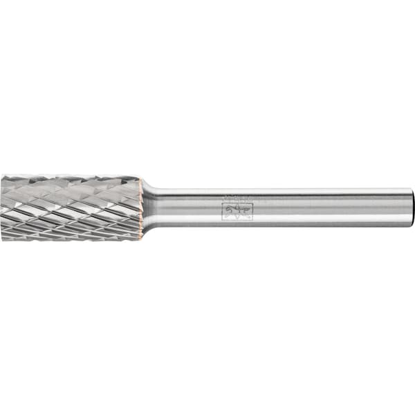Pferd TOUGH Carbide Bur - Cylind. (Plain End) - DBL Cut (3R) - 3/8" x 3/4" x 1/4" Shank - SA-3 - 22152